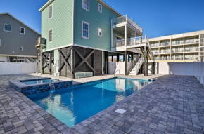 Spacious Murrells Inlet Hub with Pool, Walk to Shore